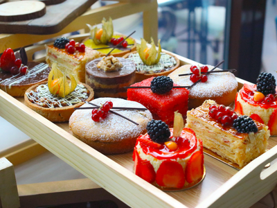 Homemade dessert recipes including cakes, cookies, and pastries